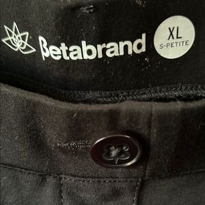 Betabrand Classic Black Trousers